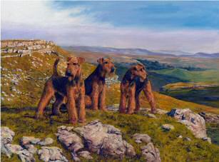 "The Heights of Airedale" Limited Edition Print by British Artist Roger Inman